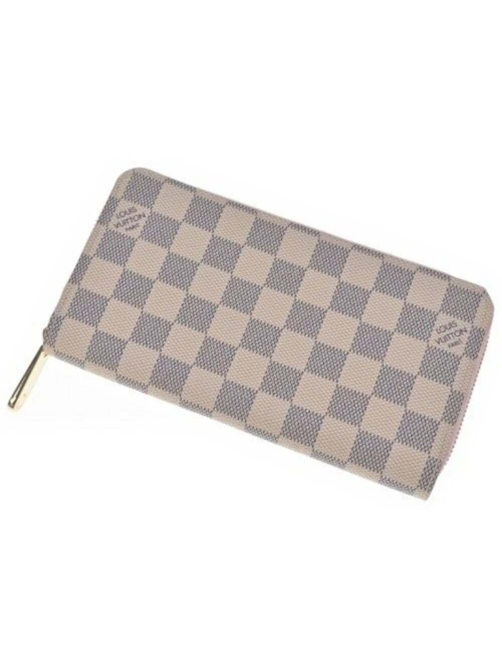 Louis Vuitton Damier Azur Zippy Wallet Coin Purse